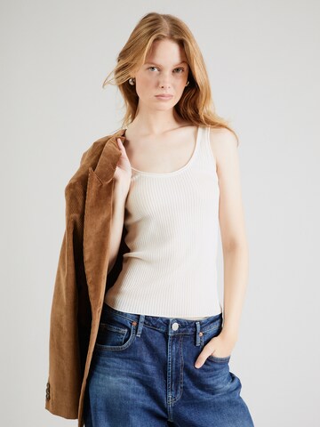 & Other Stories Broderad topp i vit: framsida
