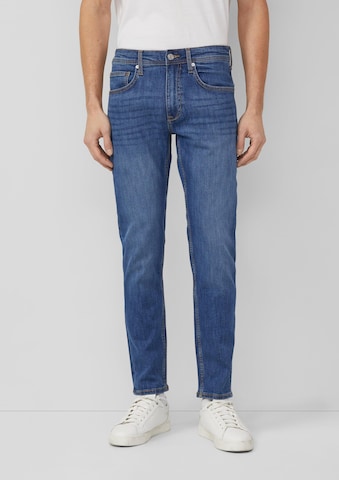 Coupe slim Jean 'Nelio' s.Oliver en bleu : devant