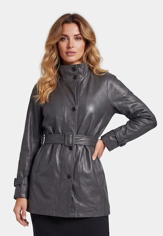 usha BLACK LABEL Tussenjas in Grijs: voorkant