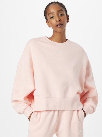 Bluză de molton de la Nike Sportswear pe roz: față