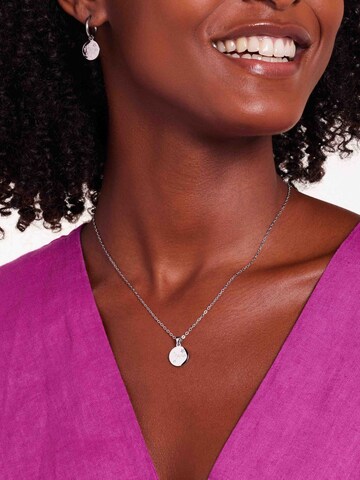 Lucardi Necklace 'Chic' in Silver: front