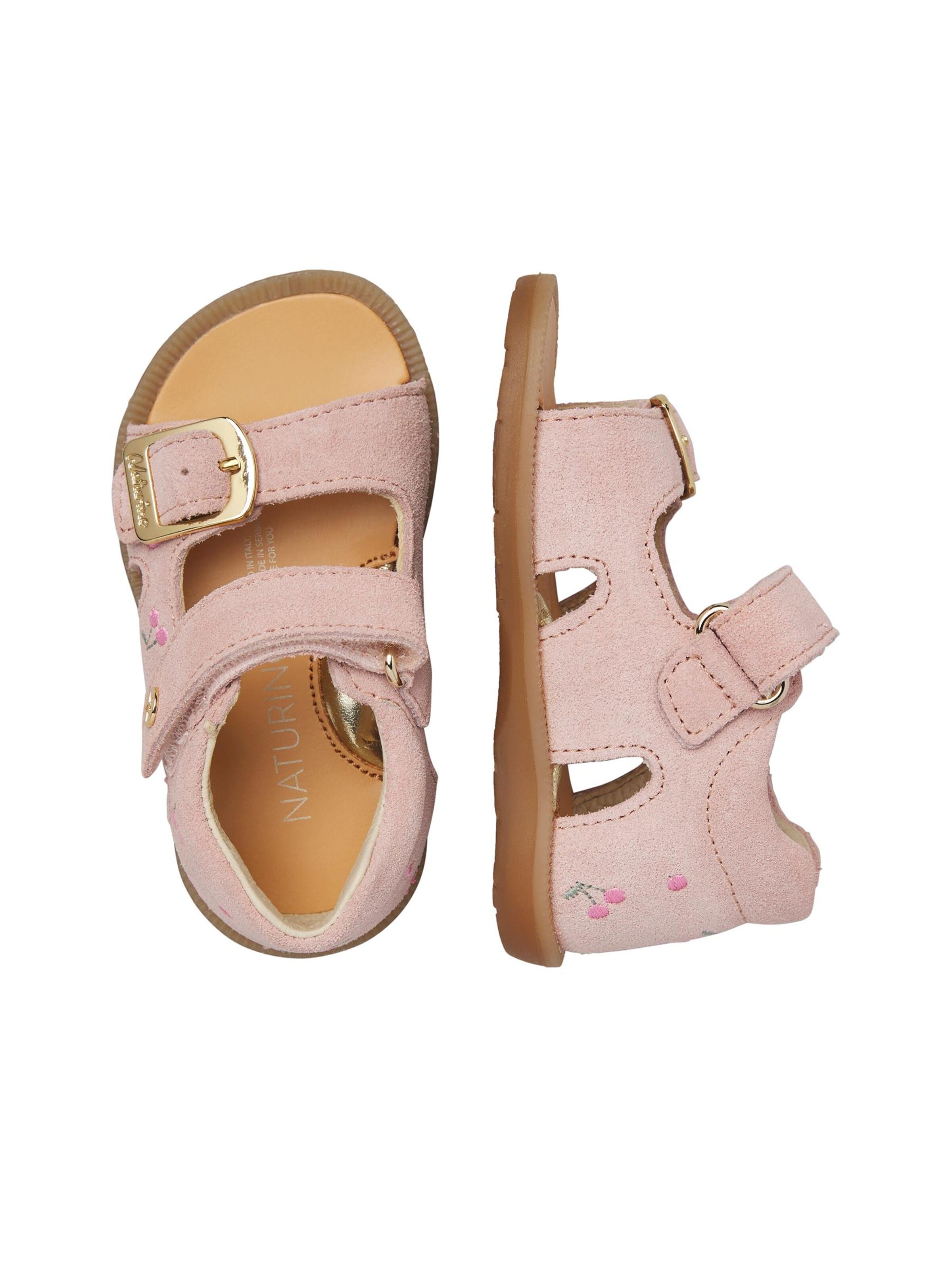 NATURINO Sandale 'REVION EMBR' in Pink