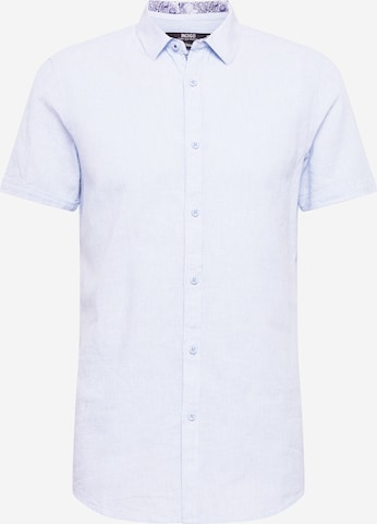 INDICODE JEANS - Ajuste regular Camisa 'Massimo' en azul: frente