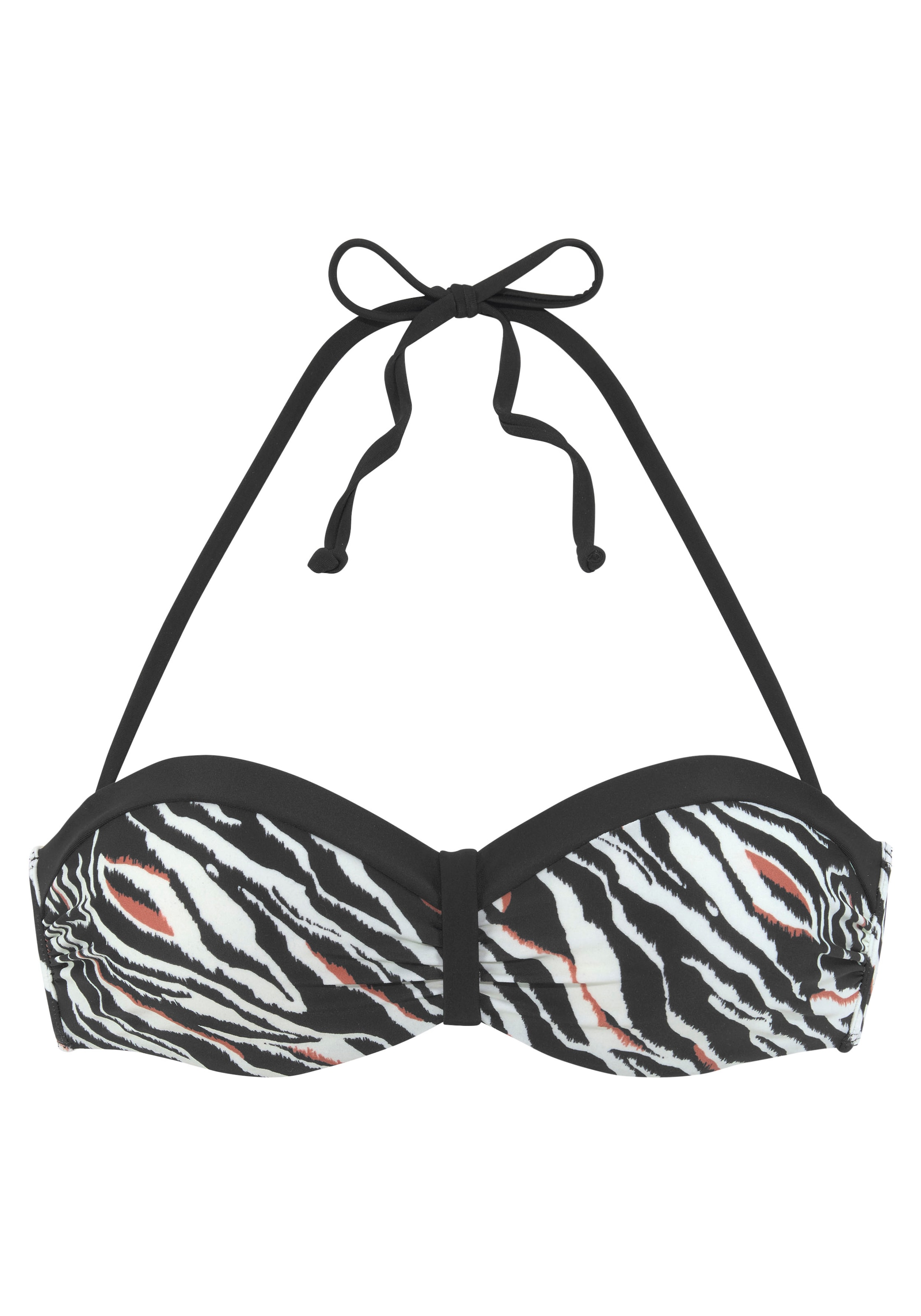 Frauen Bademode s.Oliver Bikinitop in Schwarz, Weiß - MK28316 Frauen Bademode s.Oliver Bikinitop in Schwarz, Weiß - MK28316