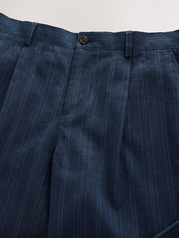 regular Pantaloni con pieghe di Next in blu