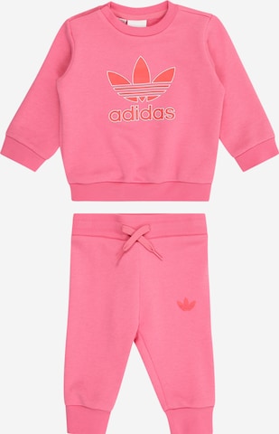 Tuta da jogging 'Trefoil' di ADIDAS ORIGINALS in rosa: frontale