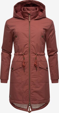 Ragwear Winterparka 'Crescend' in Bruin: voorkant