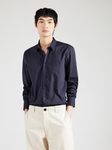 ANTONY MORATO Super Slim Fit Hemd in Blau: Vorderseite
