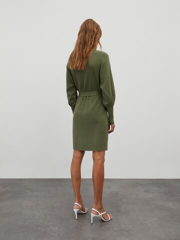 EDITED - Vestido de malha 'Malene' em verde