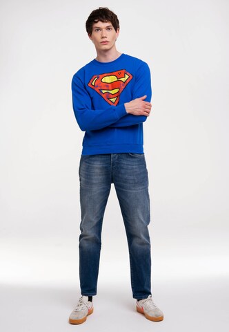 LOGOSHIRT Sweatshirt 'DC Comics' in Blue