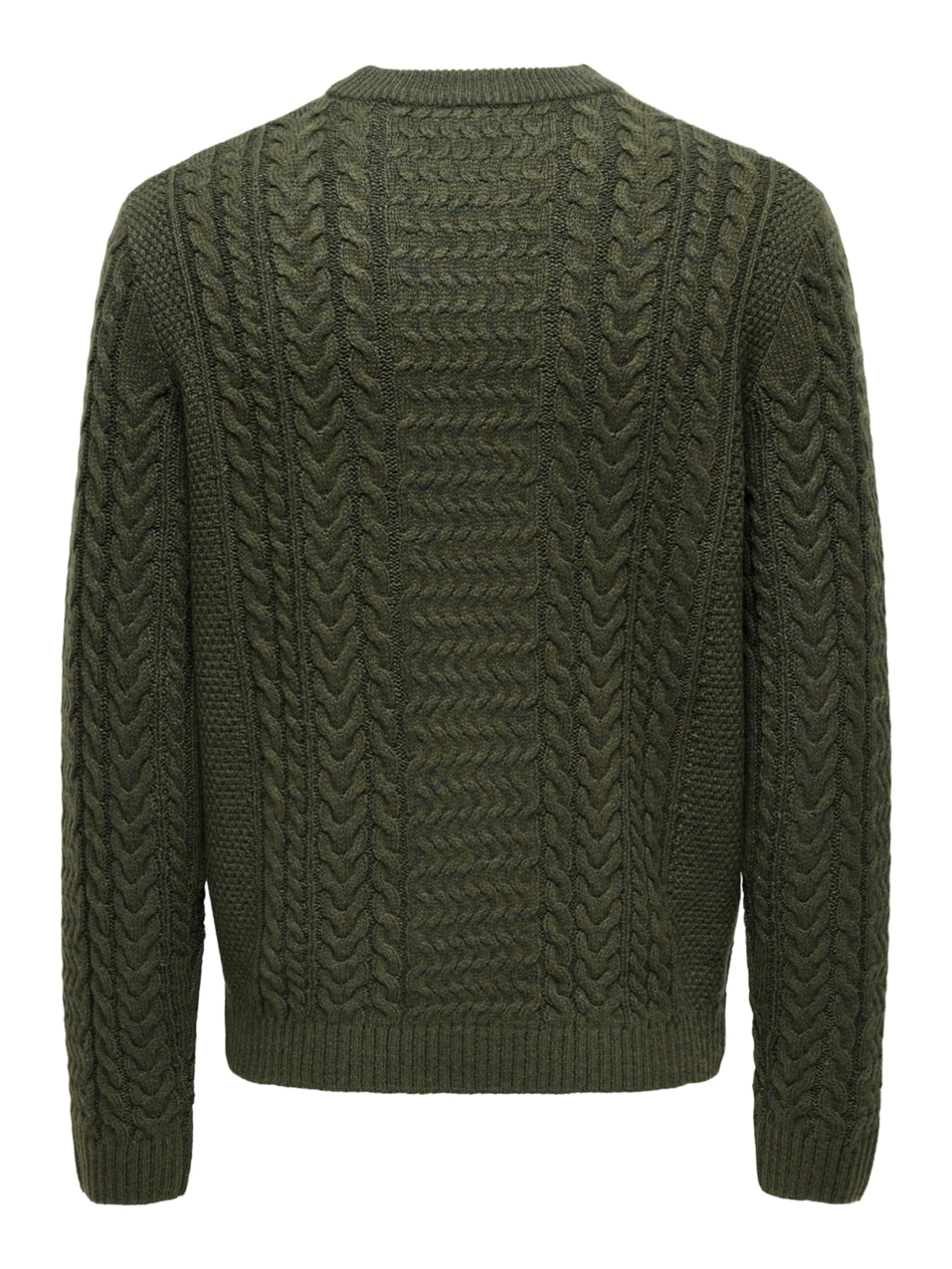 Only & Sons Trui 'FLETCHER' in Groen