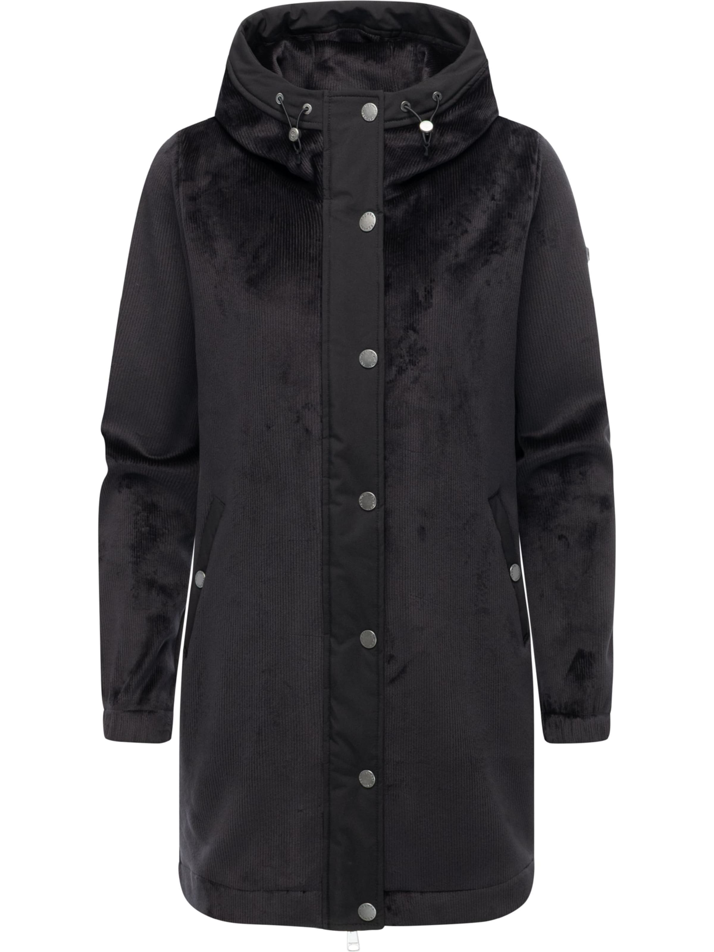 Ragwear Prechodná bunda 'Cousy Bonded' - Čierna: predná strana