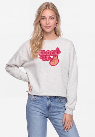 MYMO - Sudadera en blanco: frente