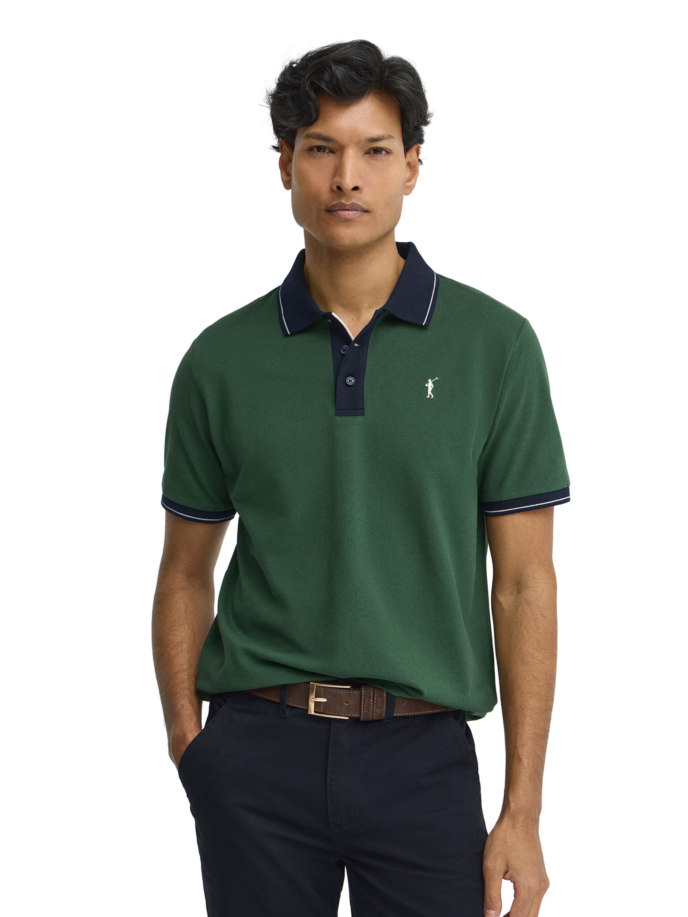 Polo Club Shirt in Green: front