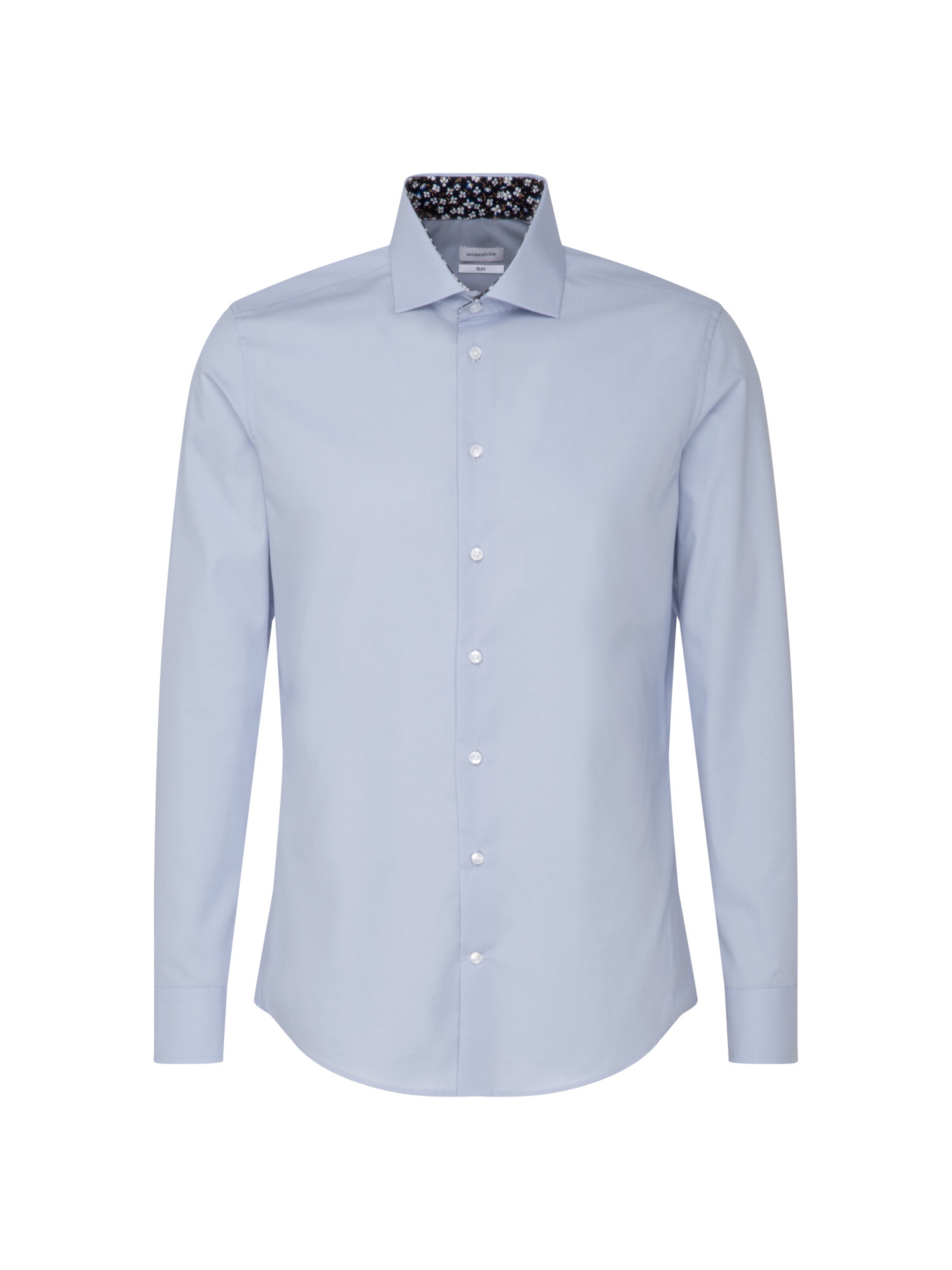 SEIDENSTICKER Slim Fit Businesshemd in Blau: Vorderseite