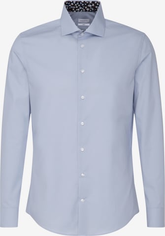SEIDENSTICKER Slim Fit Businesshemd in Blau: Vorderseite
