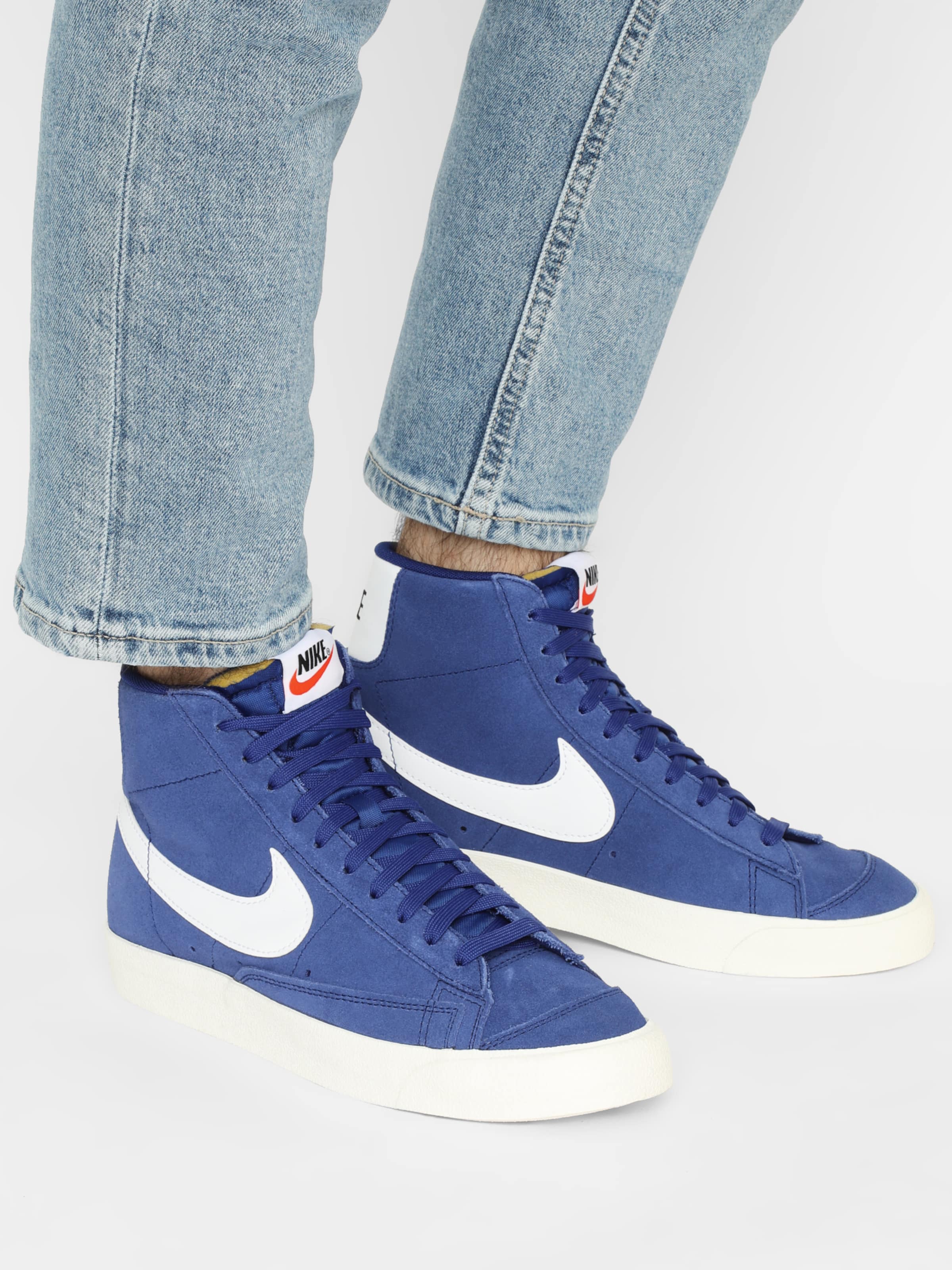 Nike Sportswear Sneakers hoog 'Blazer 77' in Royal blue/koningsblauw |  ABOUT YOU