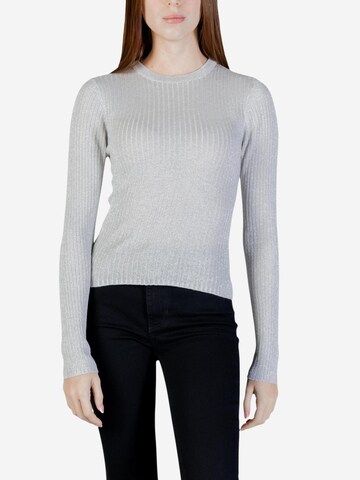 Pullover 'JDYPLUM LUREX' di Jaqueline de Yong in argento: frontale