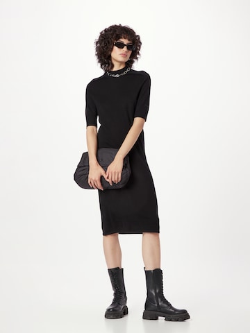 Calvin Klein - Vestido de punto en negro