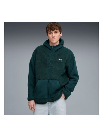 PUMA Sweatjacke 'Ess Elevated Relaxed'‌‌‌‌‌‌‌‌‌ in Grün