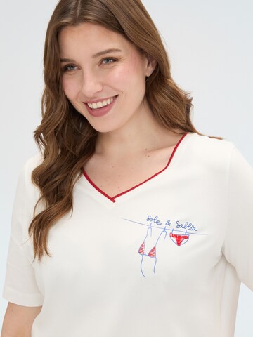 Fiorella Rubino - Camiseta en blanco