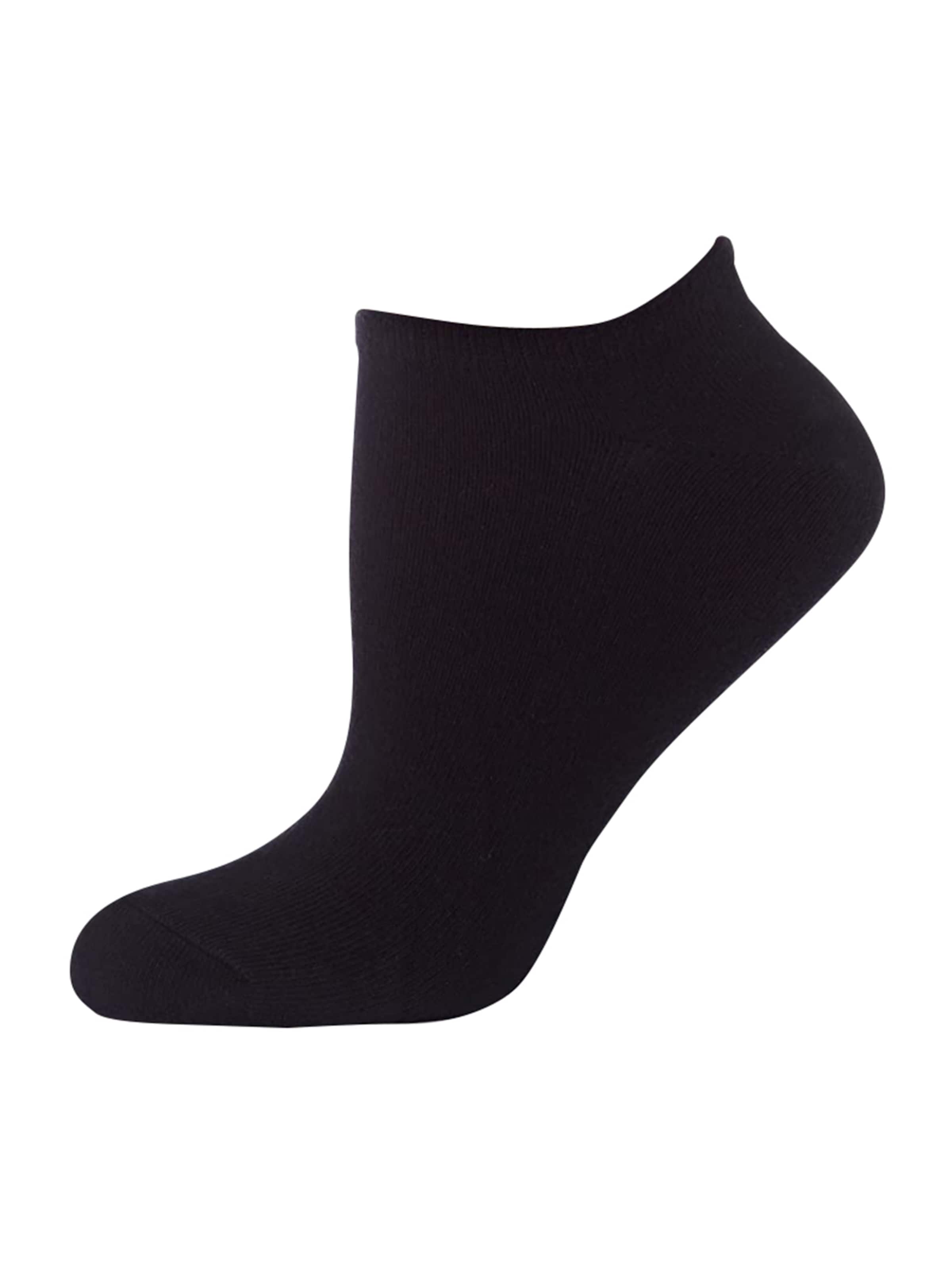 Nur Die Socks ' 2er-Pack Baumwolle ' in Black: front