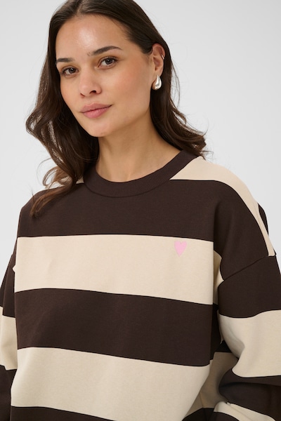 Kaffe Sweatshirt 'KAComo' in Beige / Brown, Item view