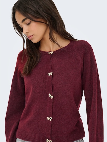 ONLY Knit cardigan 'ONLTORINO' in Red