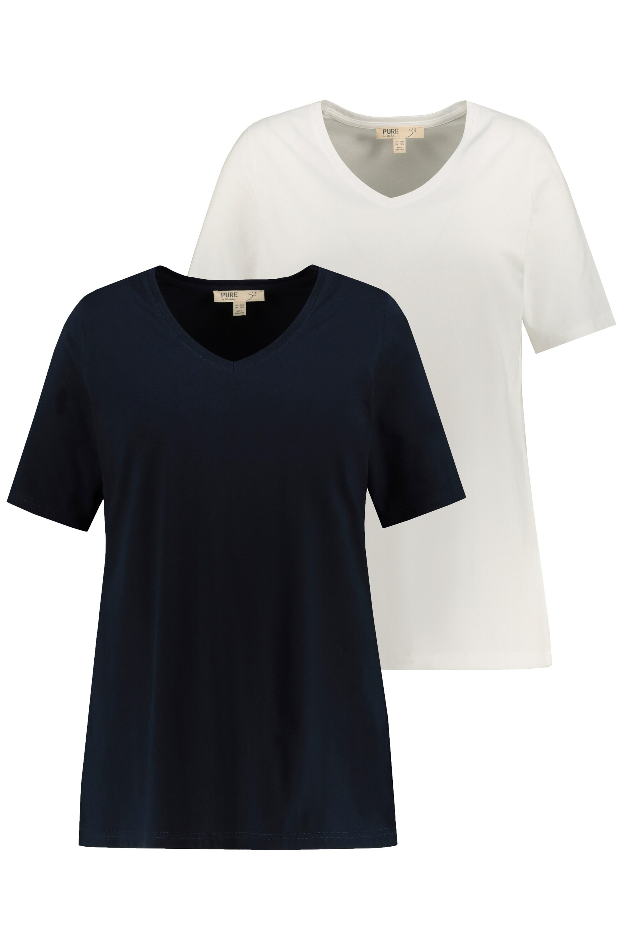 Ulla Popken T-Shirts in Blau: Vorderseite