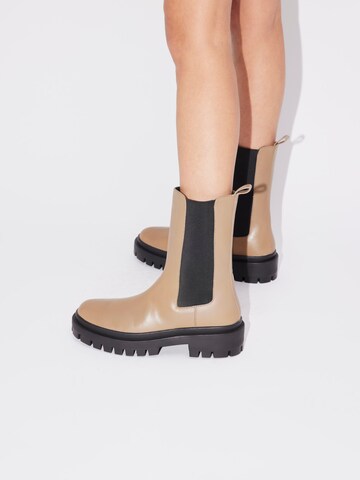 LeGer by Lena Gercke - Botas Chelsea 'Sydney' en beige