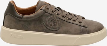 Blauer.USA Platform trainers 'Buck 01' in Brown: front