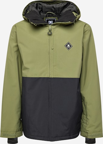 DC Shoes Куртка в спортивном стиле в Зеленый: спереди