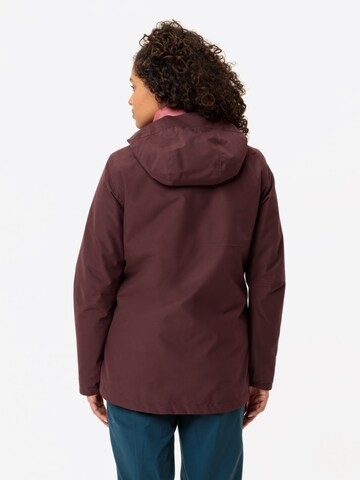 VAUDE Functionele jas ' Mineo 3in1 ' in Rood
