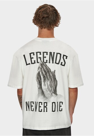 Dropsize Тениска 'Legends Never Die' в бежово: отпред