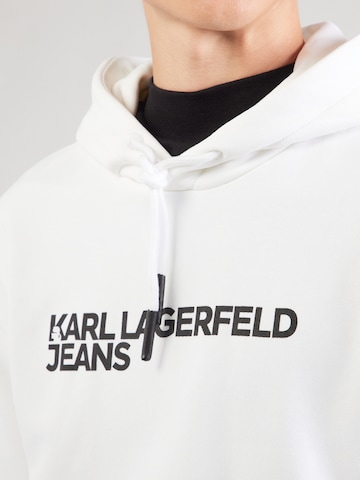 KARL LAGERFELD JEANS Sweatshirt i hvid