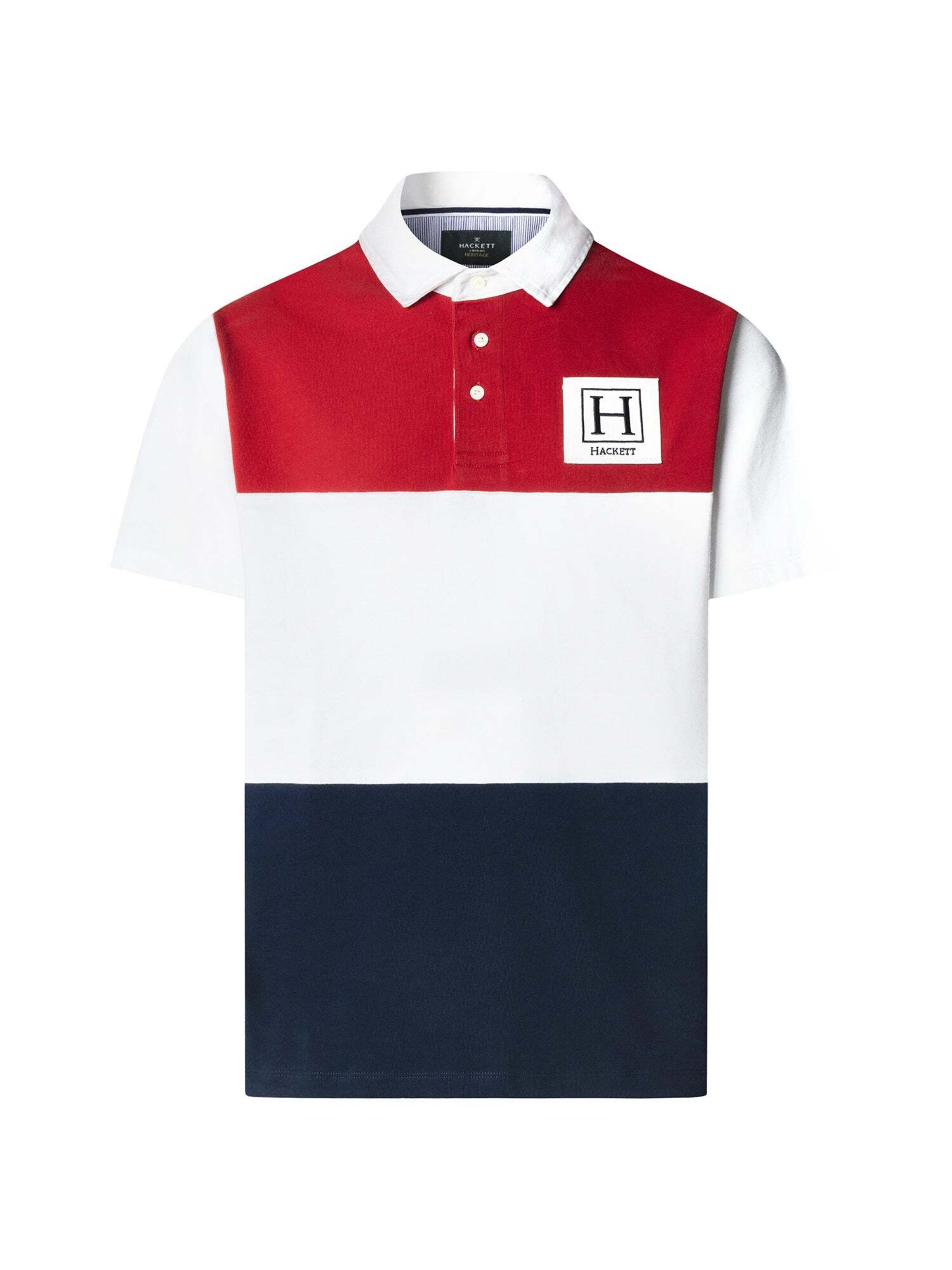 Maglietta 'HERITAGE' di Hackett London in rosso: frontale