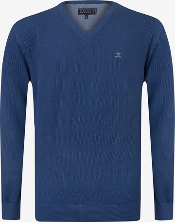 Pullover 'Svend' di Sir Raymond Tailor in blu: frontale