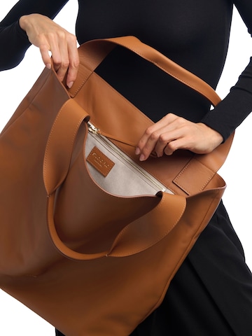 STUDIO FLO - Shopper 'URBAN TOTE - Made in Italy' en marrón