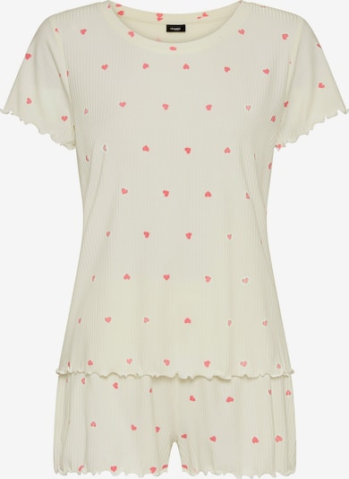 VIVANCE by LASCANA Shorty in XS in pink / naturweiß, Produktansicht