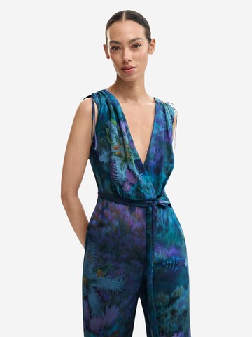 Combinaison 'JUMPSUIT_FLORESAZUL 26SWPW40' Desigual en bleu
