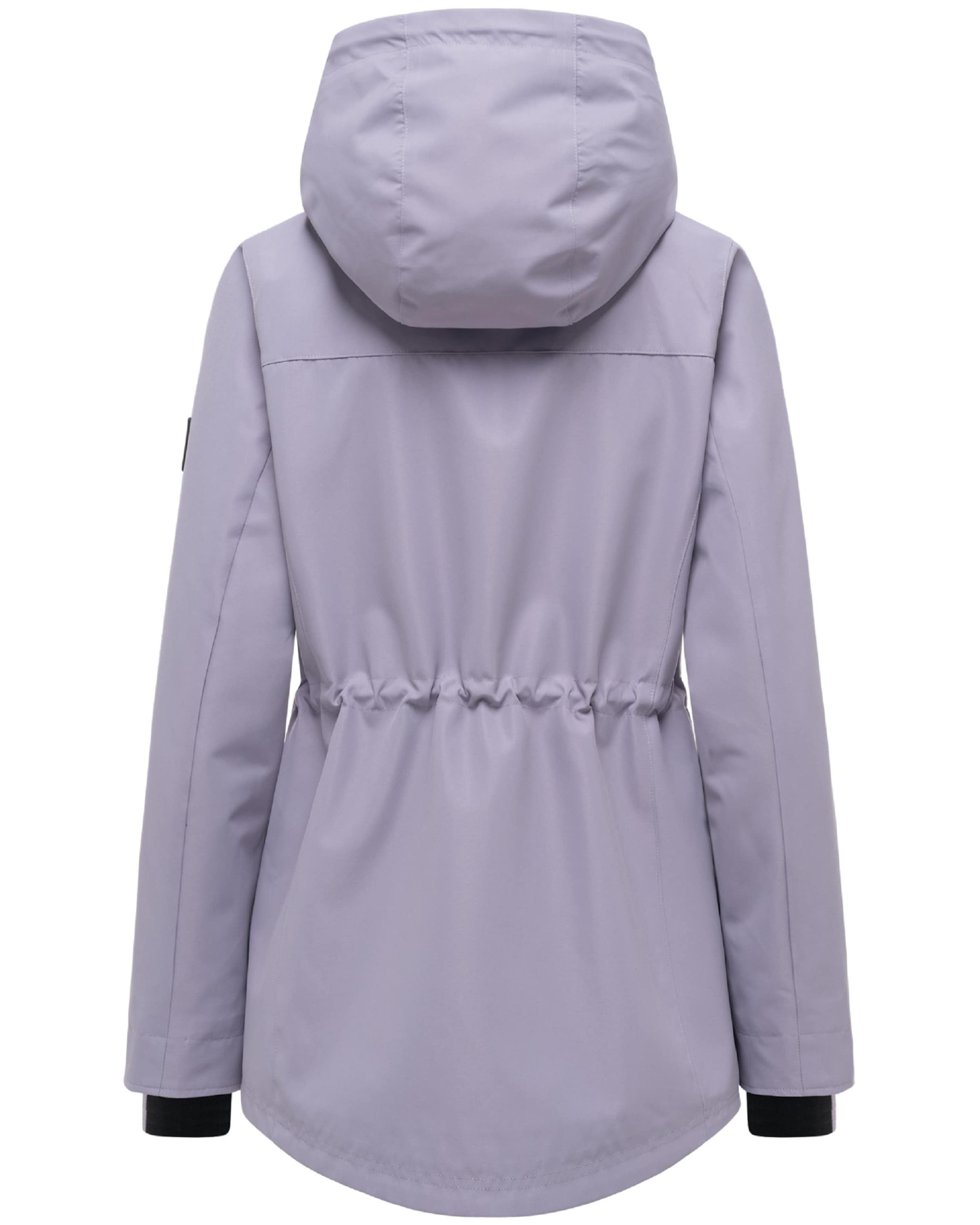 NAVAHOO Between-seasons parka 'Blumentanz 14' in Purple