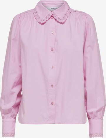 Camicia da donna 'Valeri' di SELECTED FEMME in lilla: frontale