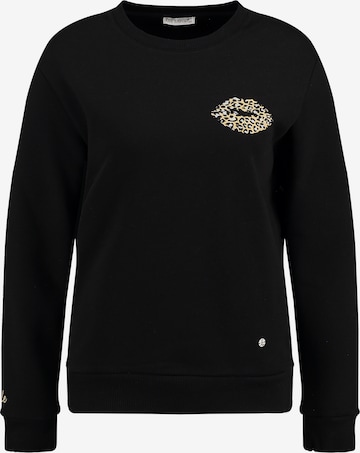 Key Largo - Sudadera ' KISS ' en negro: frente