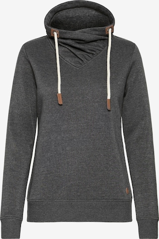 Oxmo Sweatshirt 'Mille' in Grijs: voorkant