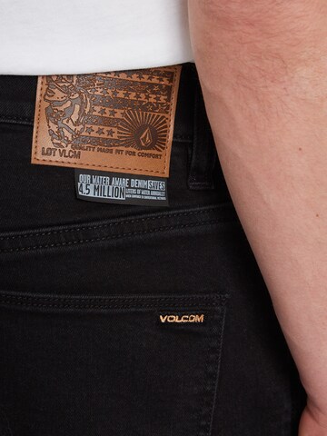 Volcom Regular Jeans 'Solver' in Zwart