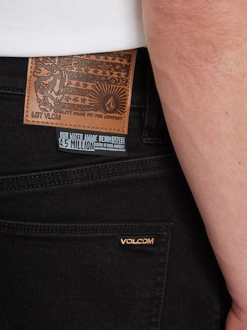 Volcom Regular Jeans 'Solver' in Zwart