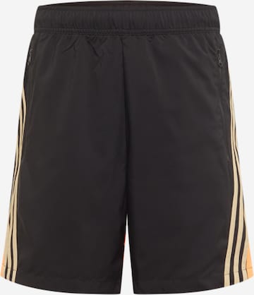 ADIDAS PERFORMANCE Loosefit Sporthose in Schwarz: predná strana