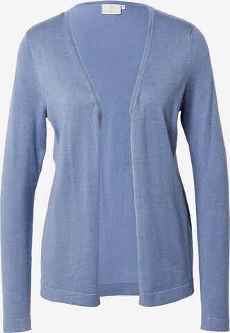 Kaffe Knit Cardigan 'Fenia Astrid' in Blue: front