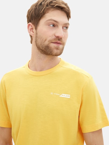 Maglietta di TOM TAILOR in giallo