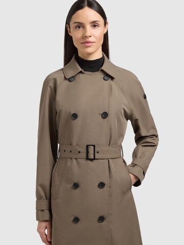 khujo Between-Seasons Coat in Brown